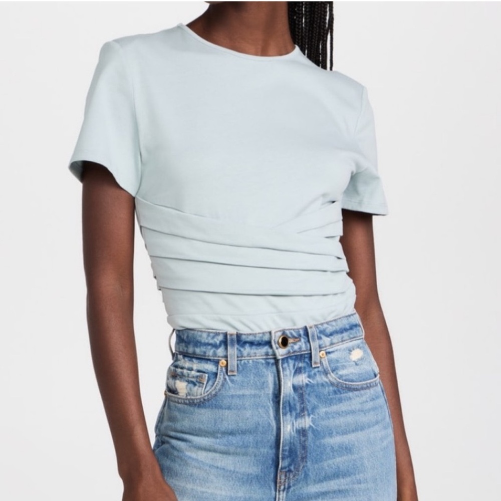 Atoir Brielle Bodysuit Revolve Baby Powder Blue Size 4